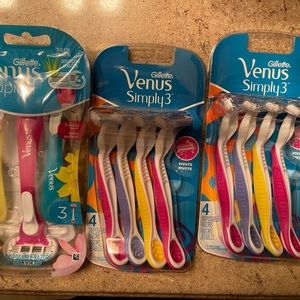 Gillette Venus Simply 3 Disposable Razors | NWOT | $12